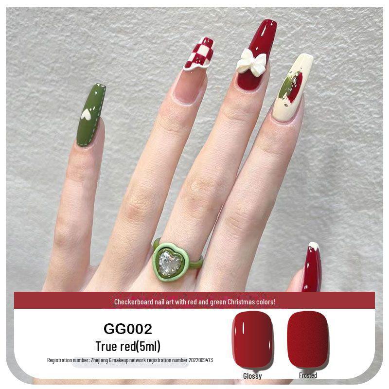 Platinum Haifei Nude Ice Gel Nail Polish - Trendy Transparent Nude from Xiaohongshu