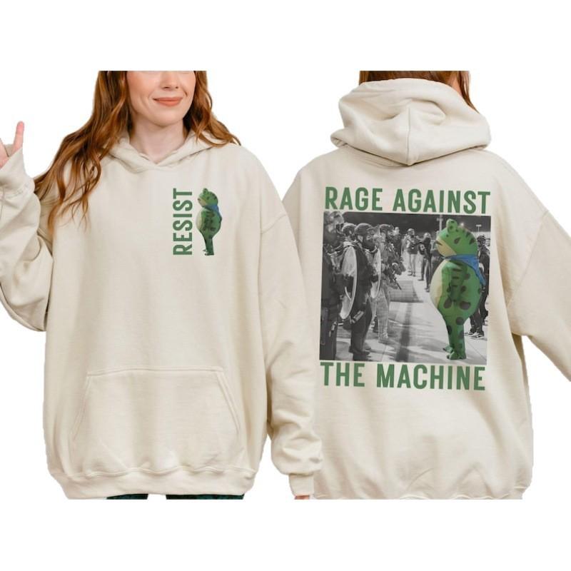 Rage Agat The Machine Portland Frog Hoodie