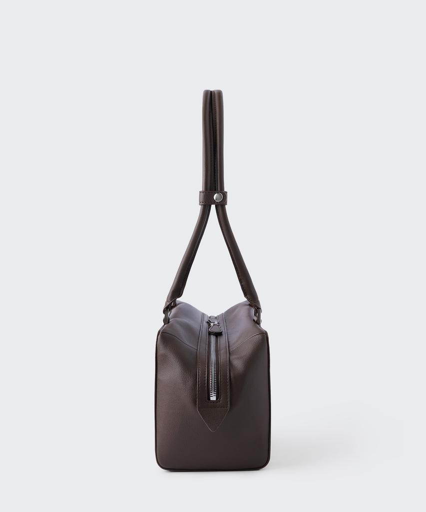 Musinsa Standard Woman Hexagon Dachshund Shoulder Bag [Dark Brown]