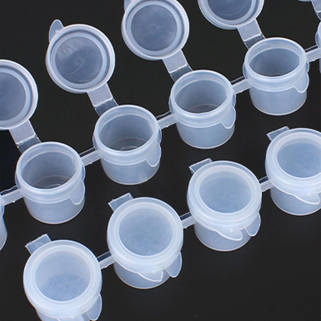 Convenient Storage Container 6Strips 3ML Empty Paint Strips Art Supplies