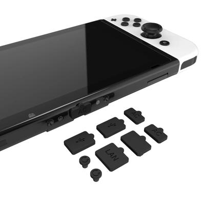 1 Satz Staubstopfen Host Schmutzschutz Ladeanschluss Schutz Slot Abdeckung für Switch/Switch Spielekonsole Ersatz