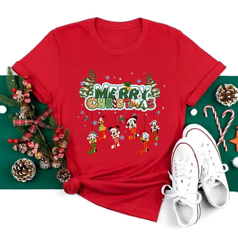 Merry Christmas   Printed TShirt Unisex Womens Cute Y2K Santa Claus TShirt Unisexs Top Harajuku Style Clothing Soft Cotton