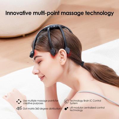 Head Scalp Massager Octopus Automatic 360 Degree Scalp Massaging Tool Finger Massage Tool 8 Claw Head Massagers Electric Scalp