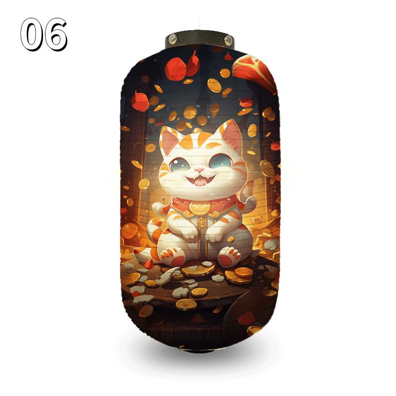 Japanese Traditional Cloth Lantern Ukiyoe Hanging Lanterns Restaurant Izakaya Sushi Cuisine Shop Decoration Advertising Sign