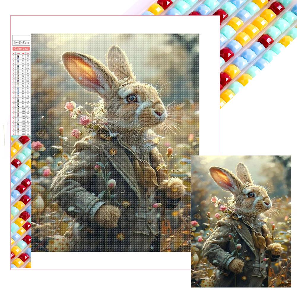 5D DIY Full Square Drill Diamond Painting Peter Rabbit Kit Home Decor Art