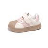 Kids' Sneakers, Minimalist Unisex Baby Soft-Sole Anti-Slip Shell-Toe Shoes, Children's Casual Shoes & White Flats.