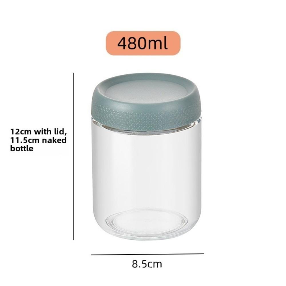 480ml 16oz Food Prep Jars with Lids Food Containers New Yogurt Bowl  for Snack Spice Sugar