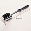 1 Pcs Meat Chopper, Ground Beef Chopper Tool, 11in Black Potato Masher for Kitchen