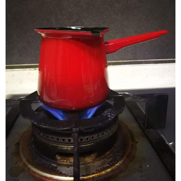 Non Slip Stove Stand/Moka Pot Holder/Coffee Pot Holder/Gas Range Burner Grate/Gas Oven Burner Grates Pan Holder Stand Stove Rack Milk Pot Holder for