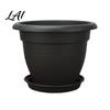 Outdoor Yard Plant Holders Round Flower Pot Lightweight Pot with Drainage Modern Herb Planters for Home Holes Planter Indoor And Plants UV Resistant