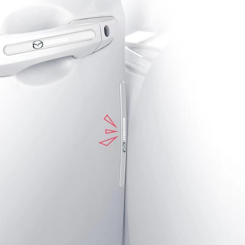 4 Stück Transparenter Autotür-Kollisionsschutz Stoßstangenleiste Aufkleber Für Mazda 3 6 CX5 2 CX3 CX9 MX5 RX8 Axela Demio MS CX5 2 Axela Demio Atenza MS