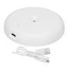 Lampe UVC LED pour Toilettes Portable Recharge USB Induction Automatique Lumière UV pour Salle de Bain à Domicile