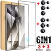 6IN1 Lens Film Screen Protector Films For Samsung Galaxy S25 Ultra Plus S25Plus Tempered Glass HD Lens Protector Film Full Cover