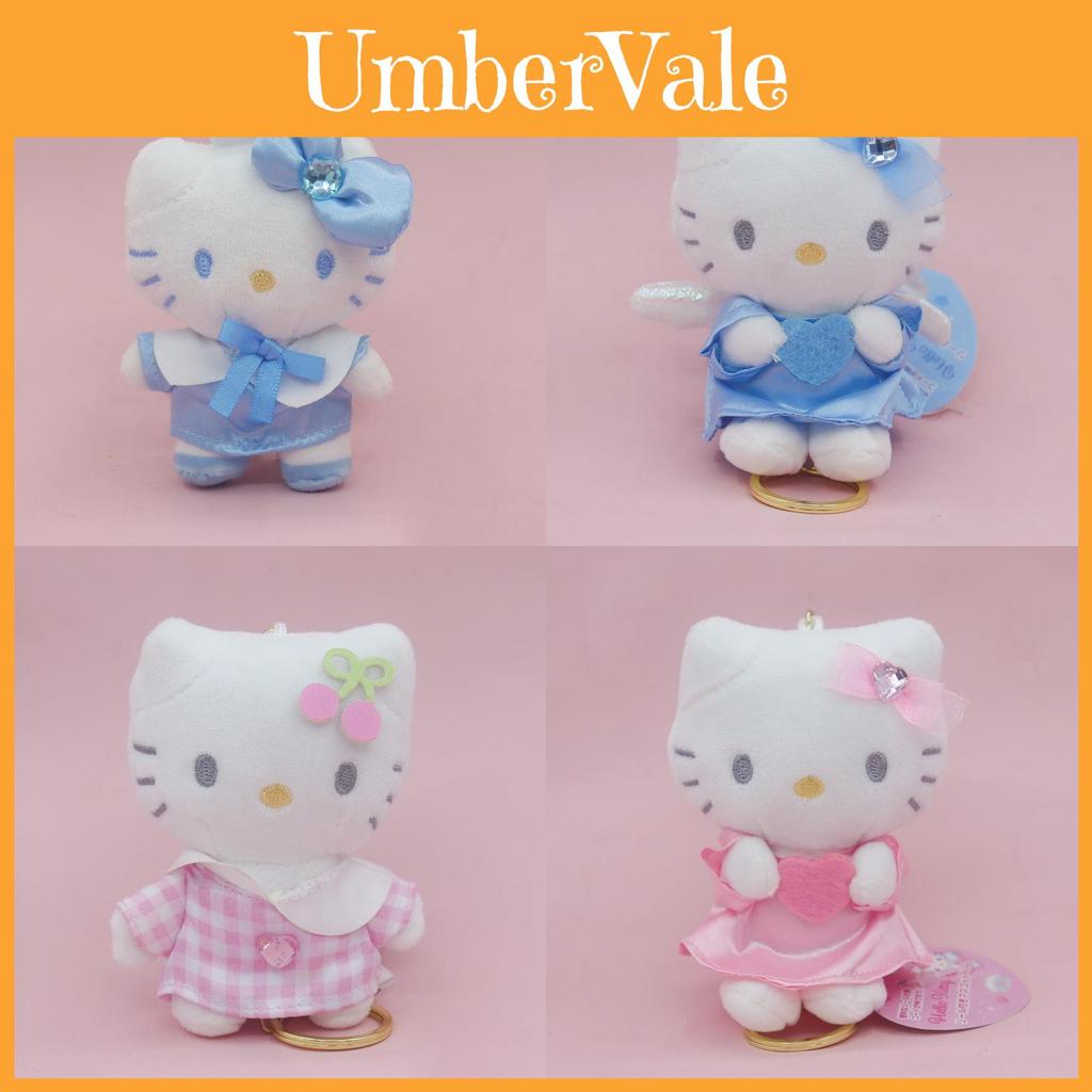Sanrio Hello Kitty Heart Keychain With Plush Nurse Angel Design For Kids And Collectors