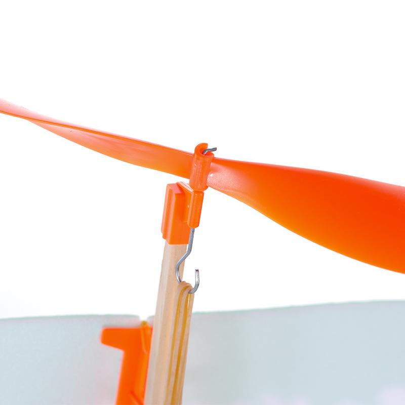 Thunderbird DIY Rubber Band Powered Glider and Helicopter Kit for Students