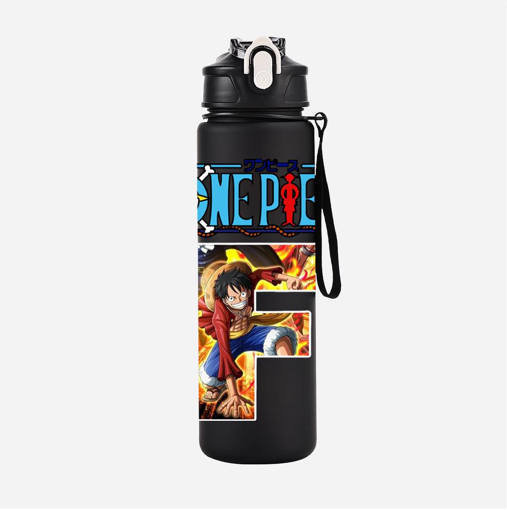 Anime A-Z English Letter Printed Large Capacity Water Cup Demon Hunters Outdoor Portable Drinking Bottle for Boy Girl Gift