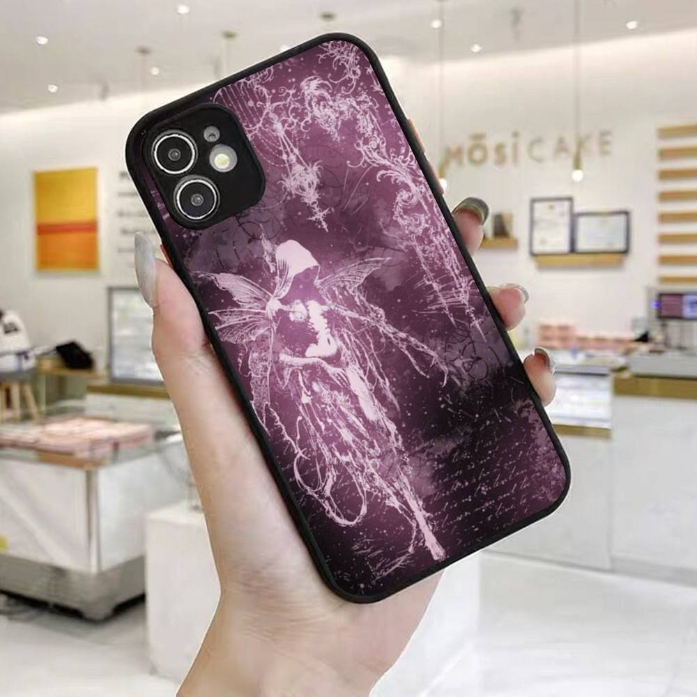 

Готический Кокетливый Киберсигилизм Чехол для Телефона Для IPhone 16 15 14 X XR XS 7 8 Plus 11 12 13 Pro MAX 13mini Матовый Ударопрочный Чехол iphone 16pro max