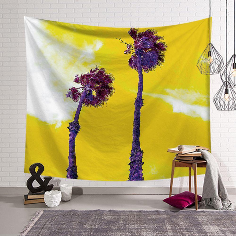 Buy Ins Modern Wall Hanging Tapestry Beach Coconut Tree Series Printed