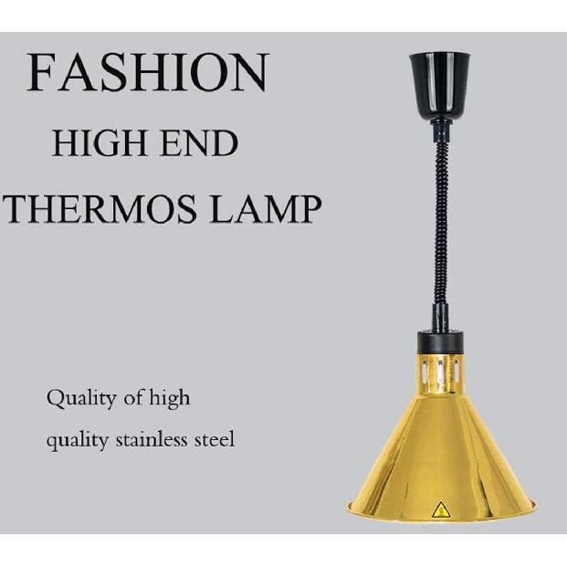 Food Warmers Food Warm Food Service Equipment Supply Length Adjustable Single Head Hanging Lamp Commercial self-Service Pizza Heating Lamp Hotel