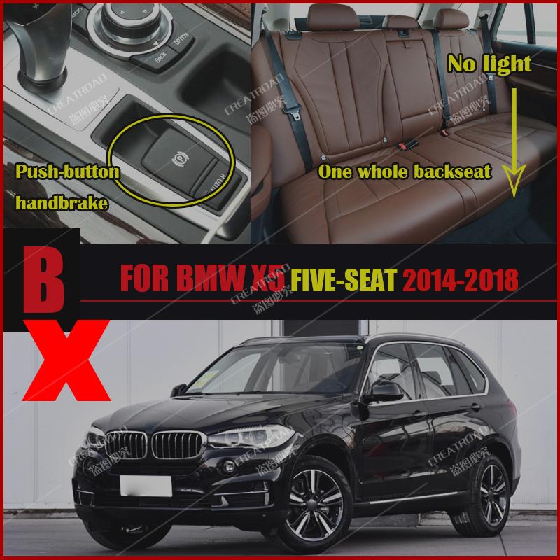 Car Floor Mats For BMW X5 F15 Five Seats 2014 2015 2016 2017 2018 Custom Auto Foot Pads Carpet Cover Interior Accessories