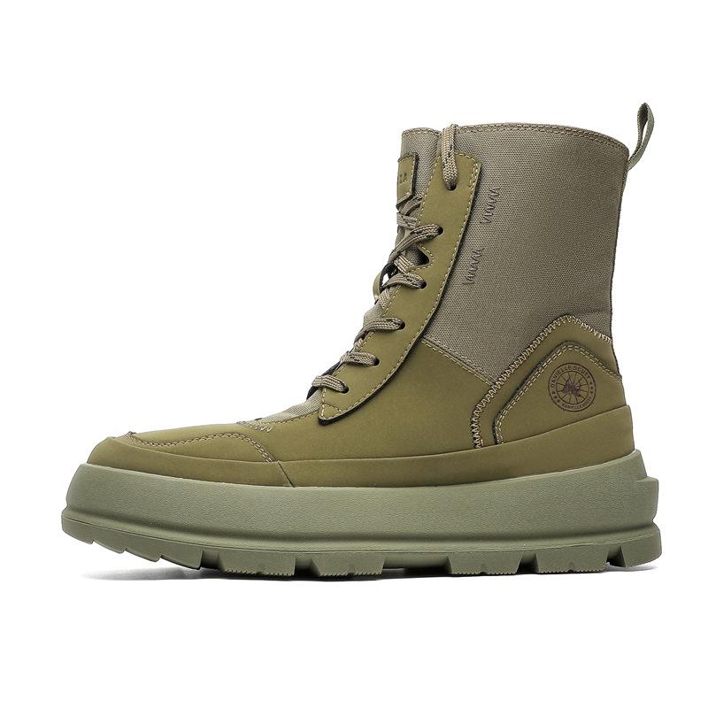 

3391 Tactical Tooling Boots Men and Women Couples Outdoor Hiking Desert Boots Vintage Martin Boots 44-Male code армія зелений колір