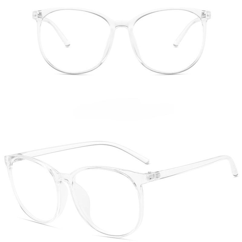 

Прозрачные компьютерные очки в оправе для женщин и мужчин, круглые очки с защитой от синего света, блокирующие очки, оптические очки чистый