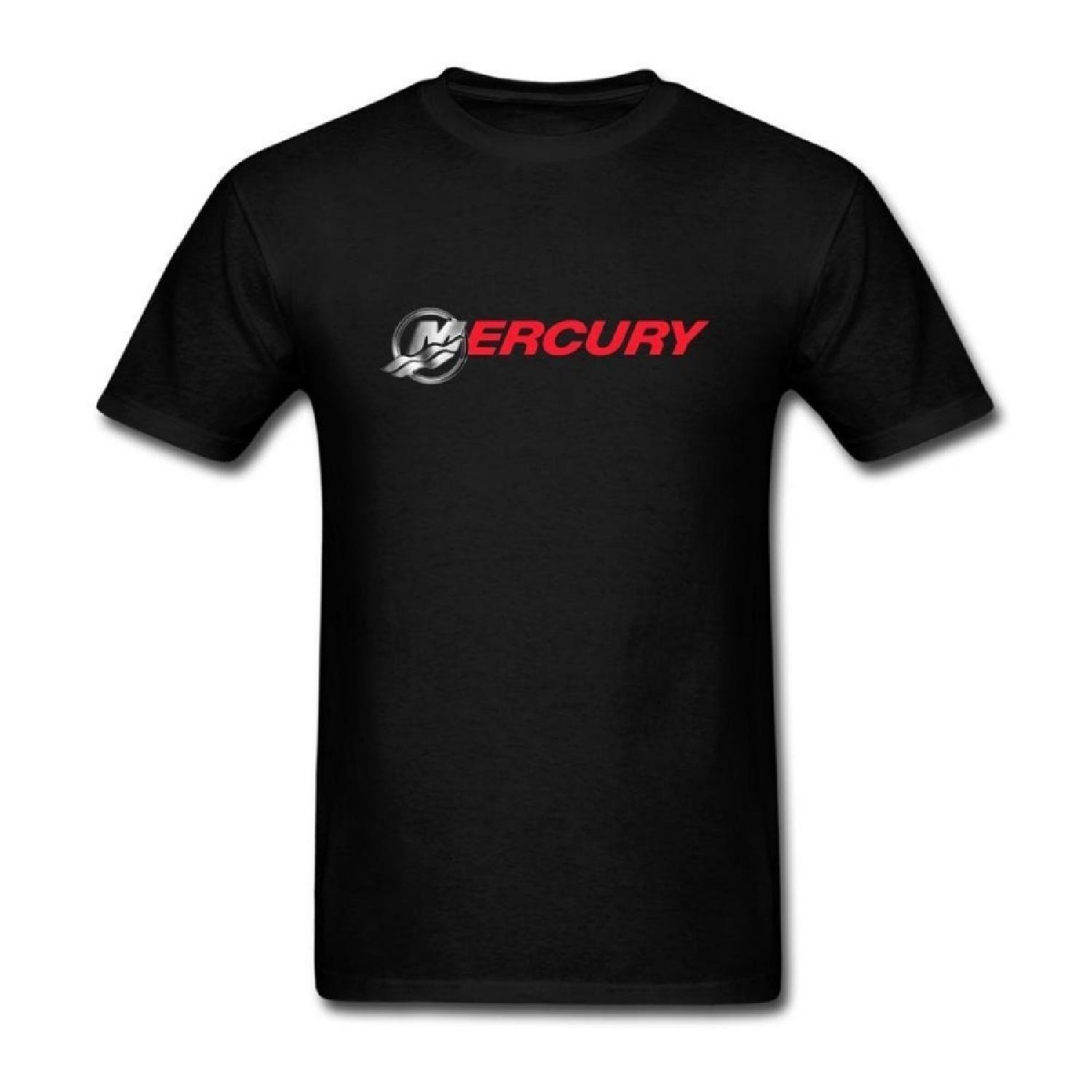 XIULUAN Men s MERCURY Logo T-shirt Size XL ColorName S