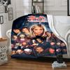 Buffy Flannel Blanket Soft Warm All-Season Throw, Design for Camping, Car Travel, Hiking Sofa, Bed, Office Perfect Gift for Parties