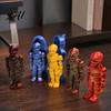 Ancient Egyptian Mummy Figurine 3D Printed Pharaoh Sarcophagus Set Articulated with Trendy Room Decor Storage Case Collectible Fidget Toy