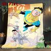 Invincible 2D Flat Pattern Flannel Blanket High Quality All Seasons Warmth and Comfort Perfect for Christmas Gifts.DMT0925194