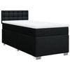 Maison Exclusive - Sommier à lattes de lit et matelas Noir 80x200 cm Tissu