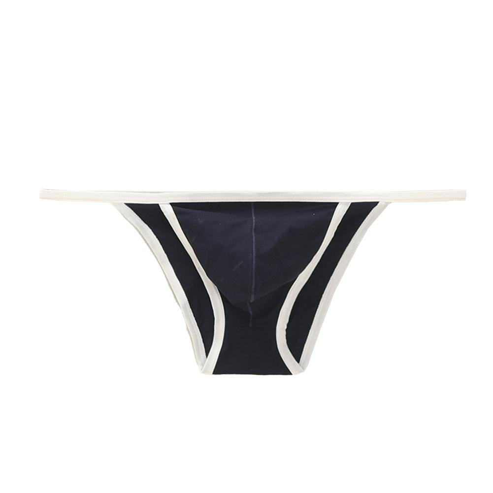 Solid Mens Underwear Stretch Underpants Bikini Breathable