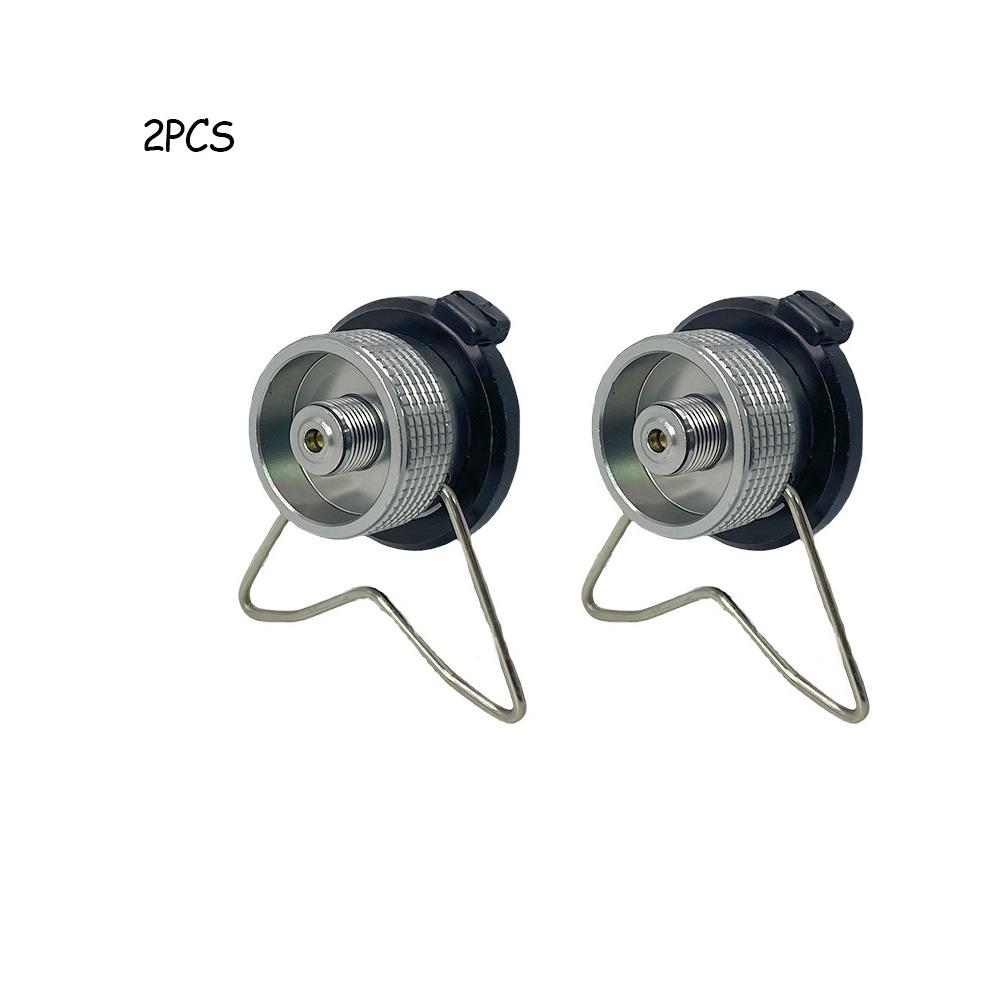 Butane Filling Adapter, Camping Stove Burner Gas Filling Adapter with Stand, Butane Propane Adapter with Exhaust Pressure Button