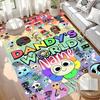 Custom Name Personalized Dandy's World Print Carpet, Versatile Home Decor Rug, for Playroom, Apartment, Balcony, Entryway, Hallway Gift
