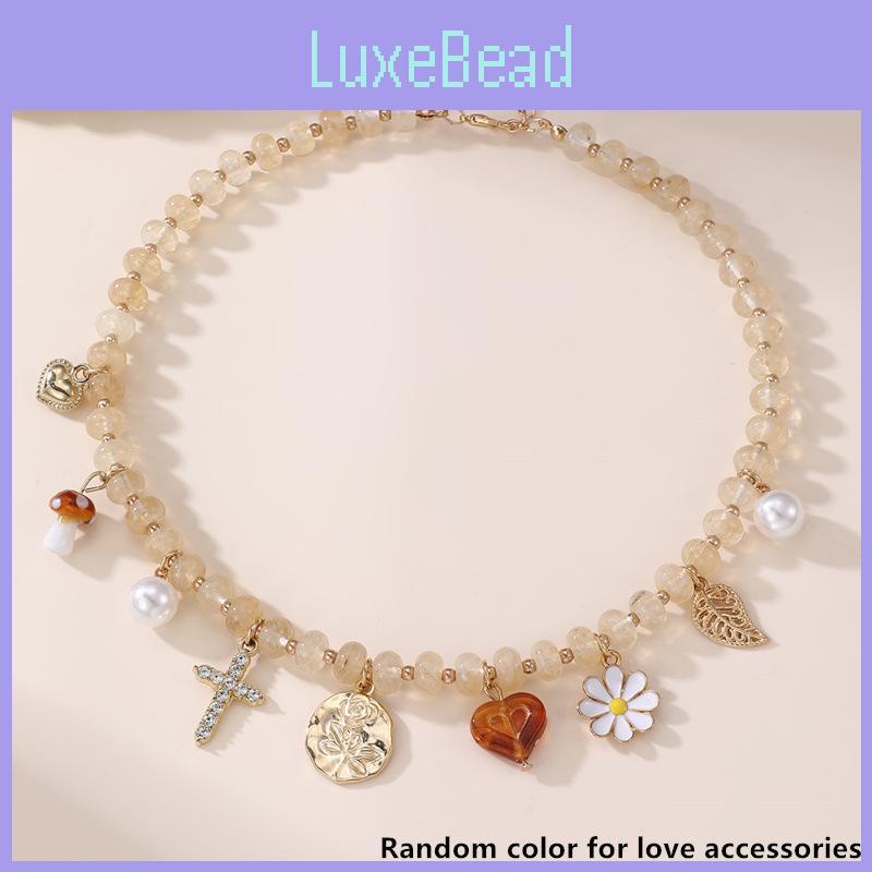 Bohemian Style Necklace With Heart Pendant And Geometric Zinc Alloy For Women