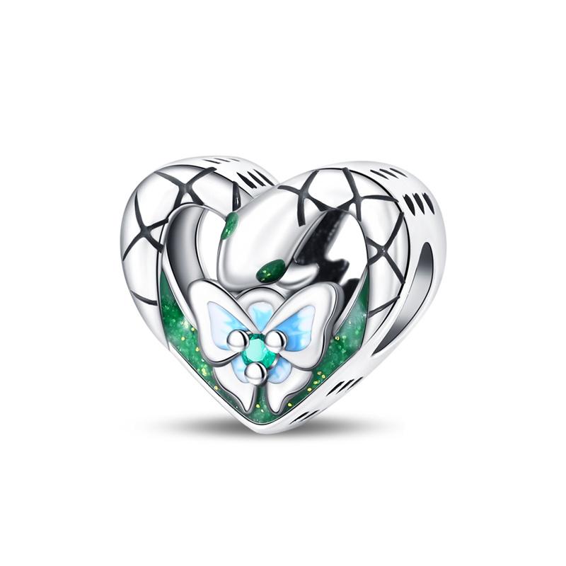 New In copperplated Mysterious Luminous Elk Pendant Compatible With Panora BraceletsBangle Do It Yourself Bead Charms Ideal For Women Birthday Fine