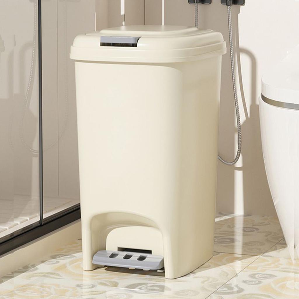 Treteimer 8,1 l Fußmülleimer mit Deckel Großes Fassungsvermögen für Küche Bad