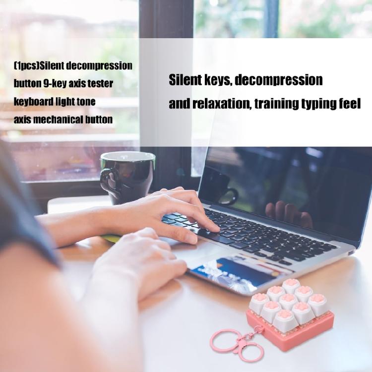 Keyboards Key Toy For Adults Anti Stress Finger Game Decompression Sensory Keychain Boys Girls Relaxing Play