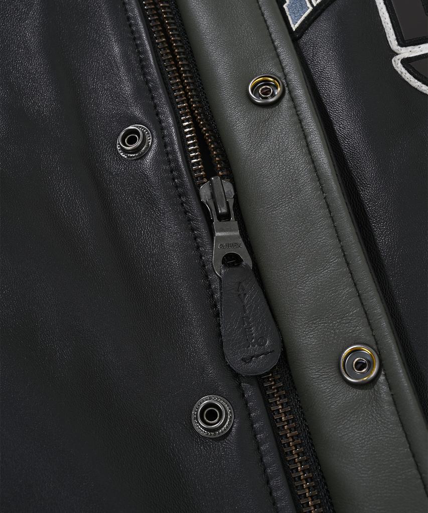 Avirex Leather Stadium Jacket / 7833950013 Black