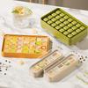 5/28 Grids Silicone Ice Cube Tray Mould with Lid Household Press Ice Cube Mould CompartmentFood Grade Ice Box DIY Tools