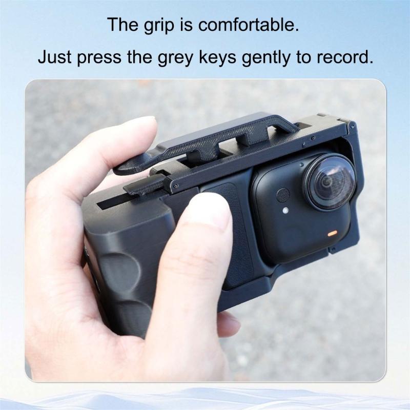 Fast Detach Camera Handle Ergonomic &Durability Construction For GoUltra Cameras Quick Release Mount Travel Photography