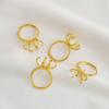 Set of 4 Elegant Blank Claw Rings Support  Adjustable Blank Claw Rings Base Setting Perfect Gift for Jewelry Enthusiasts
