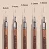 6/9/12/15/18mm Nail Liner Brush Sandalwood Pole Professional Fine Detail Nail Brush Nail Art Painting Brush Nail Painting