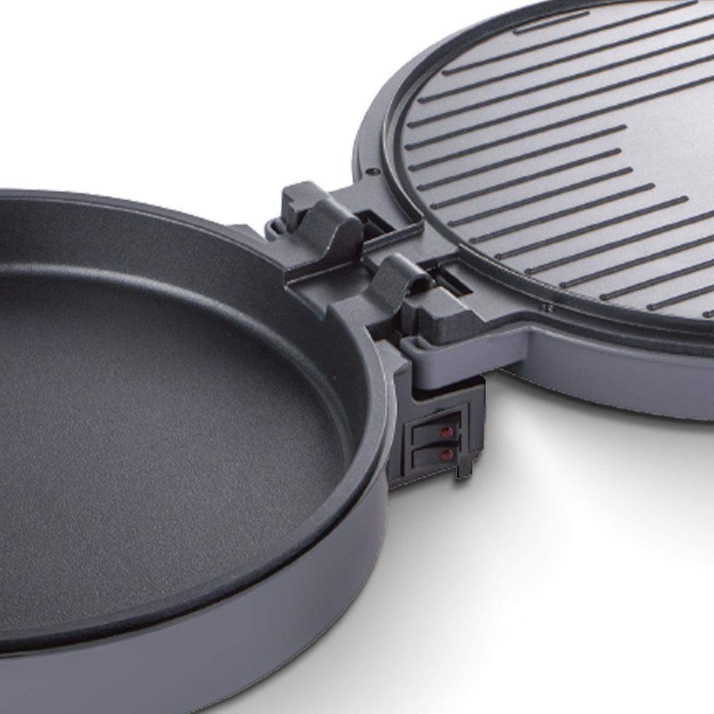 RAF Electric Non-Stick Pizza Oven & Griddle for Sandwiches, Pancakes, and Breakfast Grilling