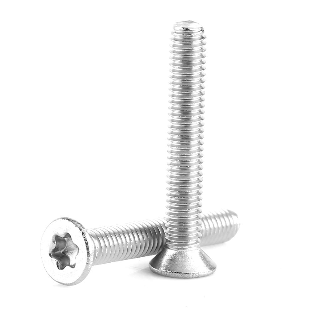 M3 Star Screws Countersunk Flat Head Screws Pack of 50pcs (M3*6)