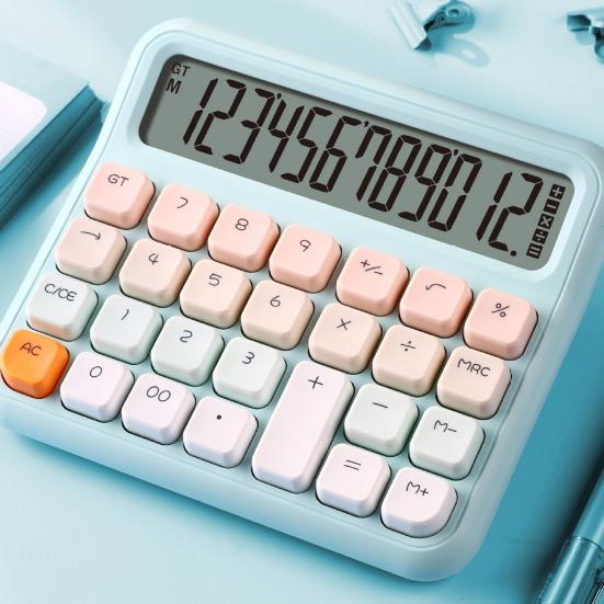 Basic Calculator with Extra Large LCD Display Easy To Read Battery Powered Portable Office Home Use Desktop Calculator
