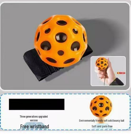 Moonstone Elastic Wrist Ball - Children’s Decompression Return Ball for Outdoor Play