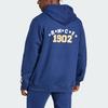 Adidas Originals Vrct FW24 Real Madrid Logo Letter Warm Hoodie Men Hoodies Navy-Blue JF2584