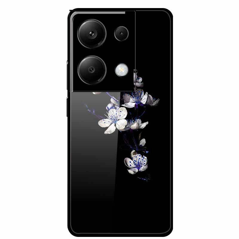 Redmi NOTE 13 PRO 4G Case with Tempered Glass & Aesthetic Color Painting