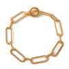 Minimalist Gold Plated Color Retention Neutral Thick Chain Handmade Plain Bracelet